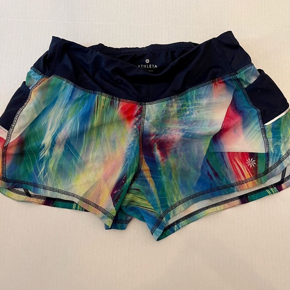 Athleta running shorts - attached panty - Size S
